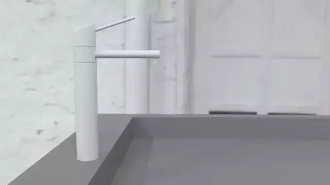 Water Sink Tap 3d Model