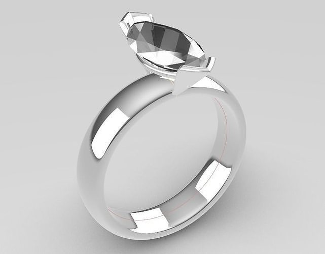 Engagement Ring 3D print model