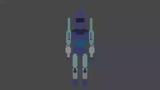 VoxelBot 1 female character