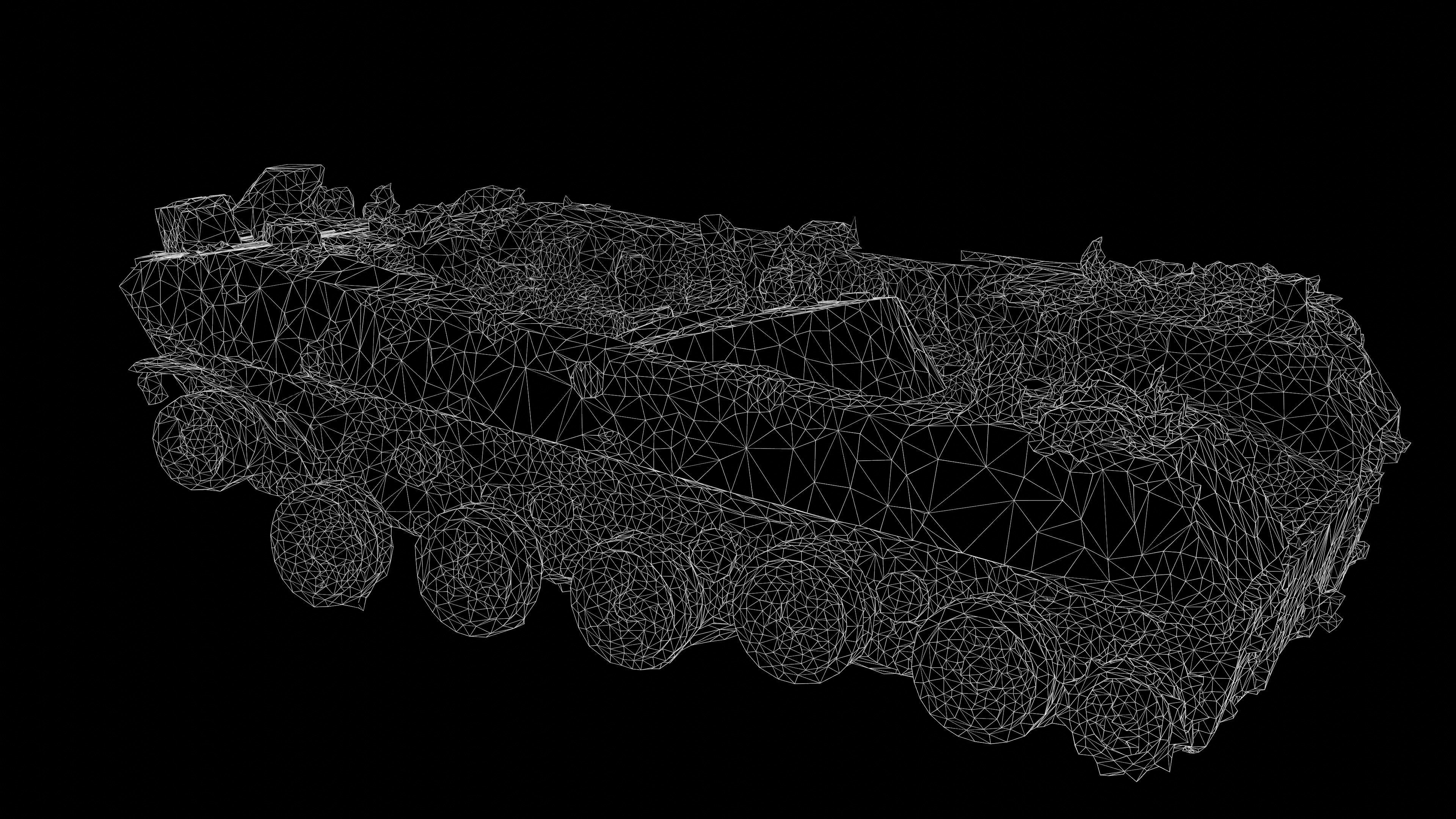 Destroyed and burnt Russian BMD-2 Photoscan PBR Game Ready Low-poly 3D model_17