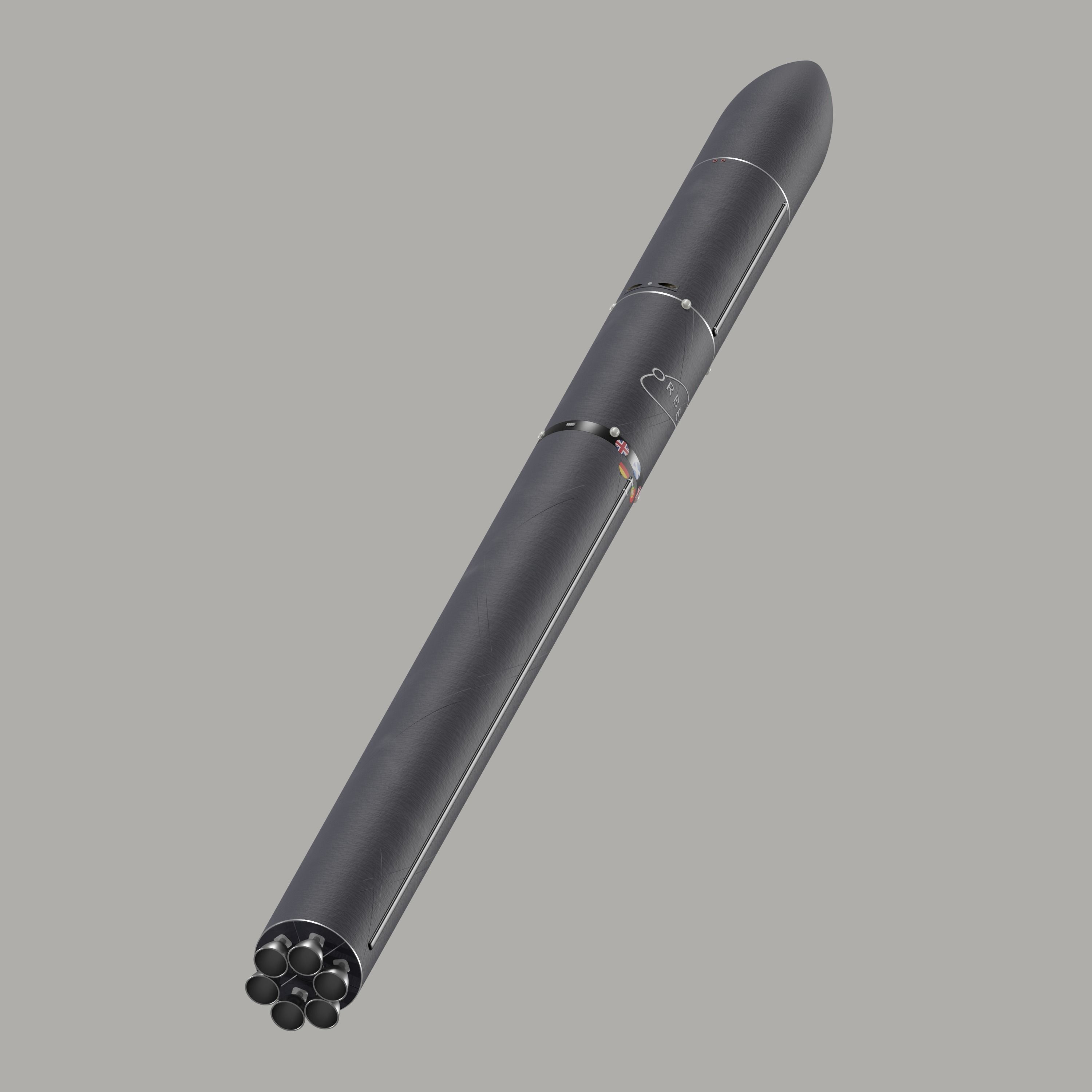 Orbex Prime rocket 3D model_2