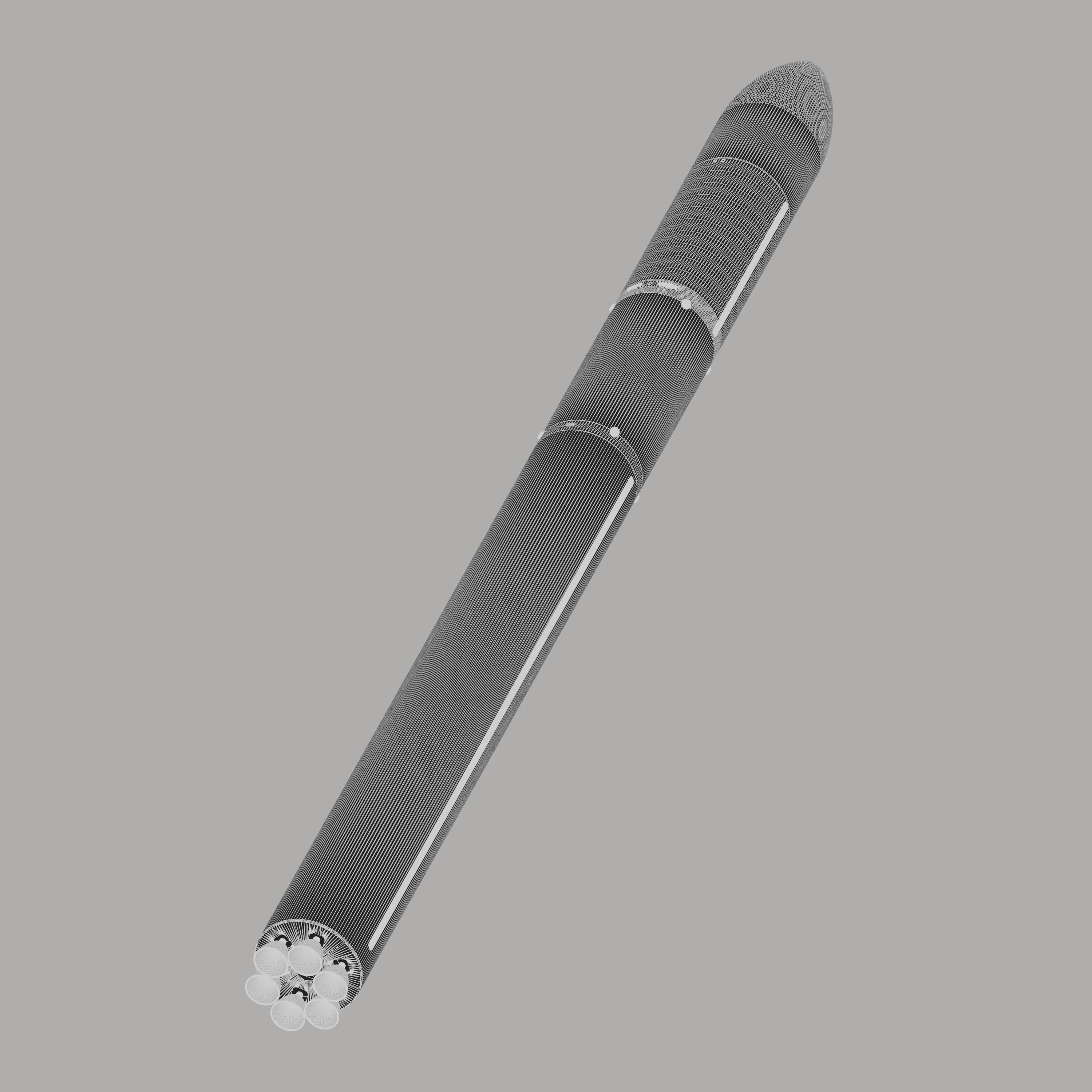 Orbex Prime rocket 3D model_7