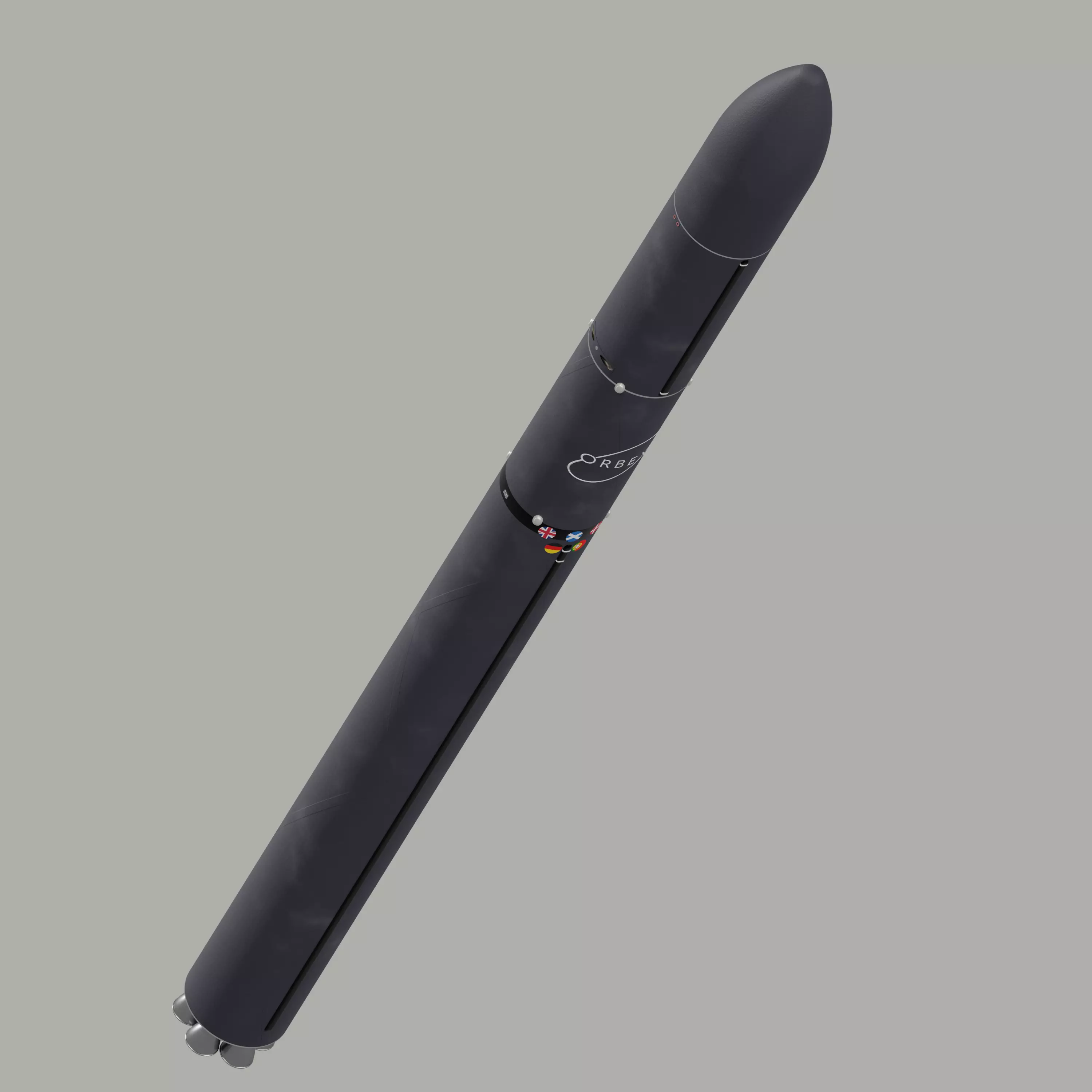 Orbex Prime rocket 3D model_0