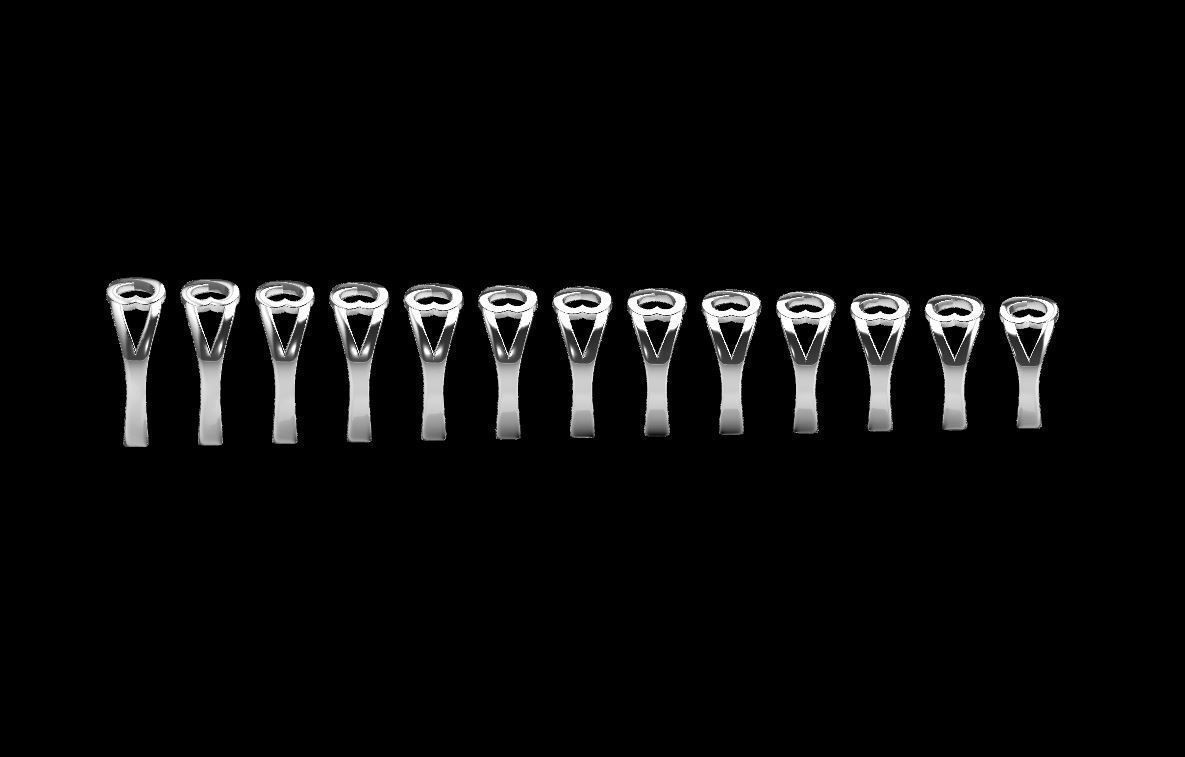 Infinity Heart Ring 3D print model_19