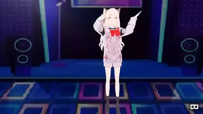 mmd cat girl fashion  3D model
