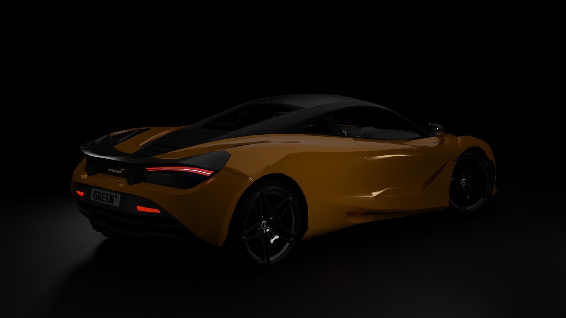 McLaren 720S Low-poly 3D model_3