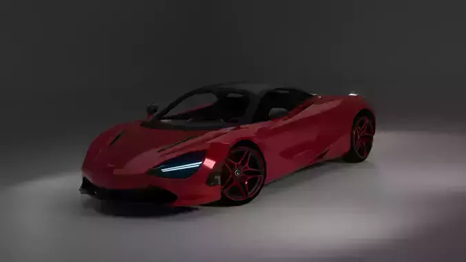 McLaren 720S Low-poly 3D model