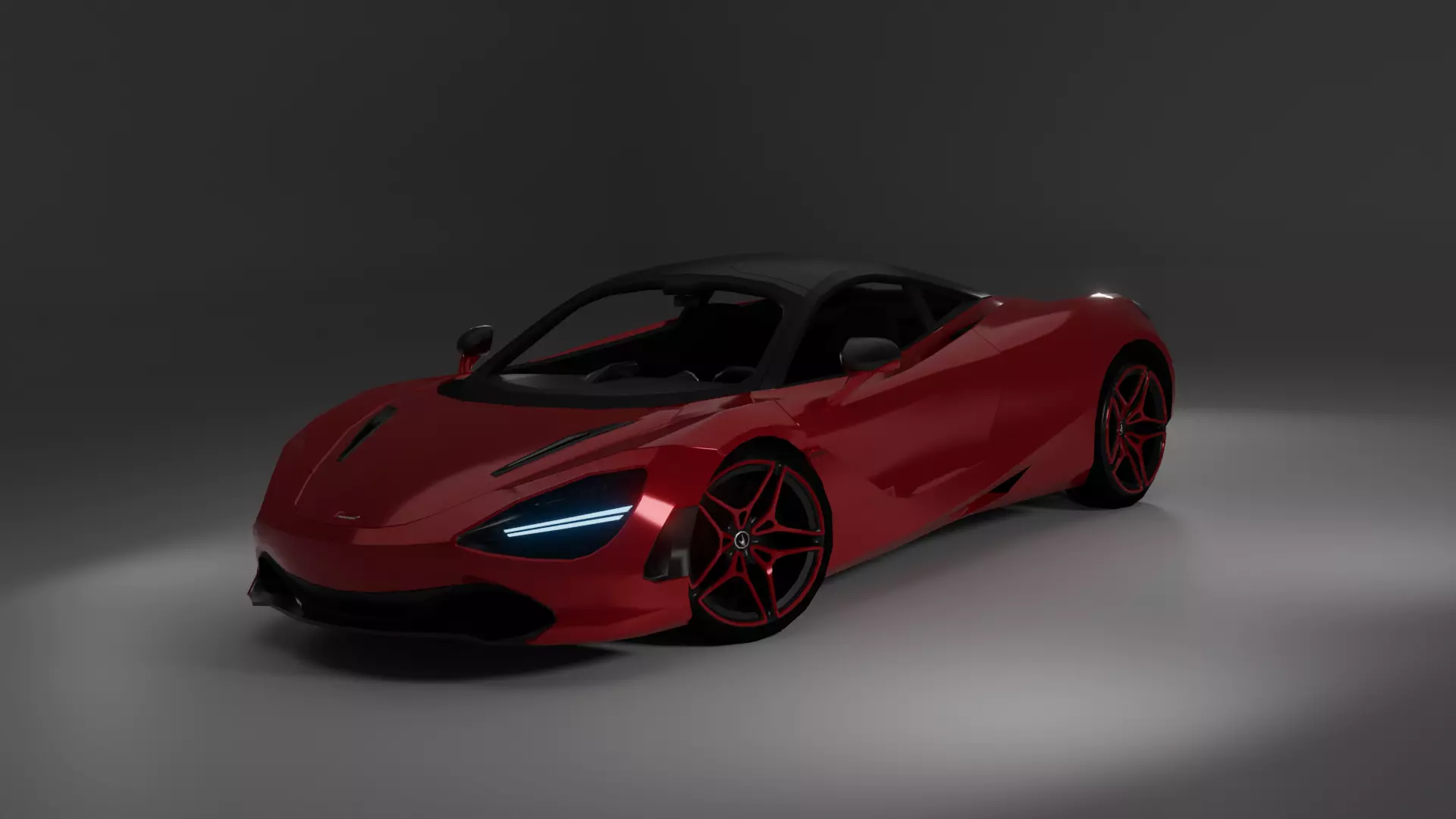 McLaren 720S Low-poly 3D model_0