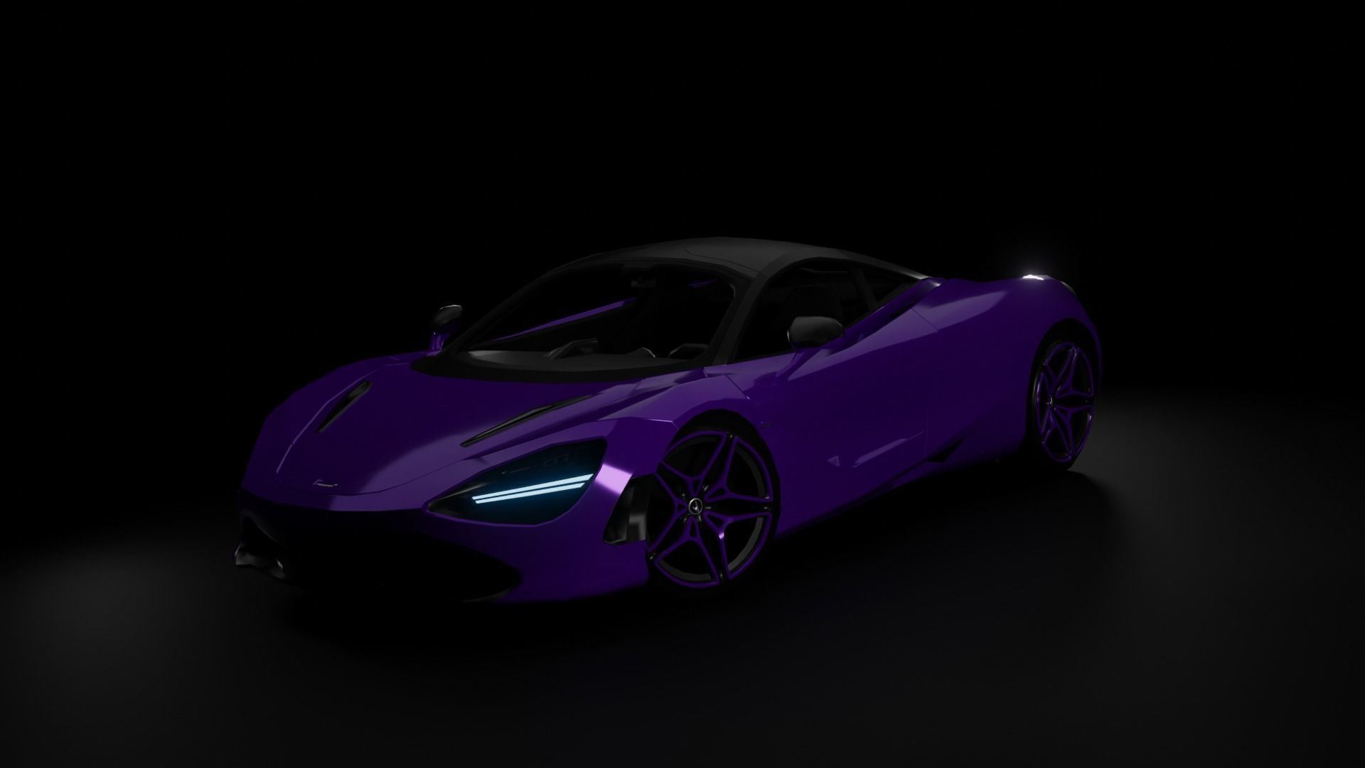 McLaren 720S Low-poly 3D model_4