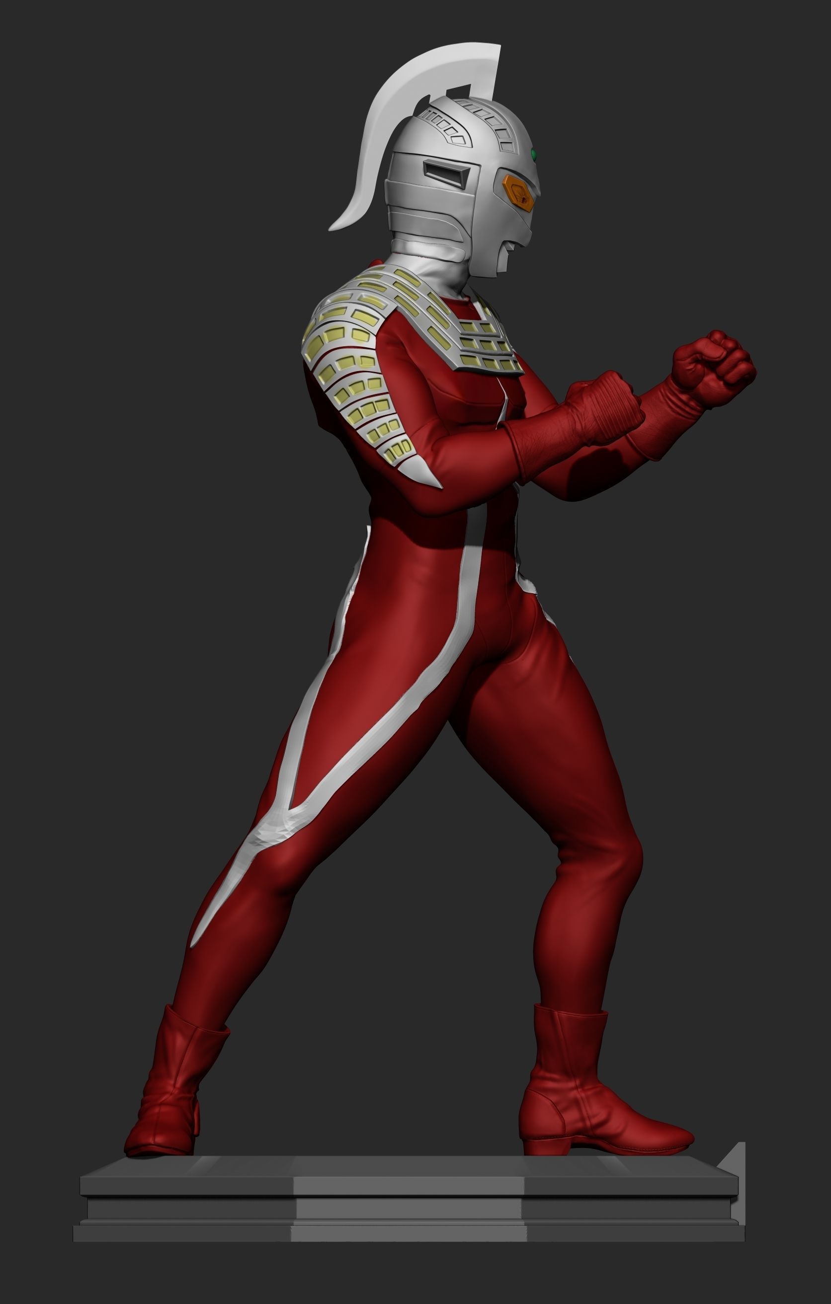 Ultraseven super hero 3D print model_1