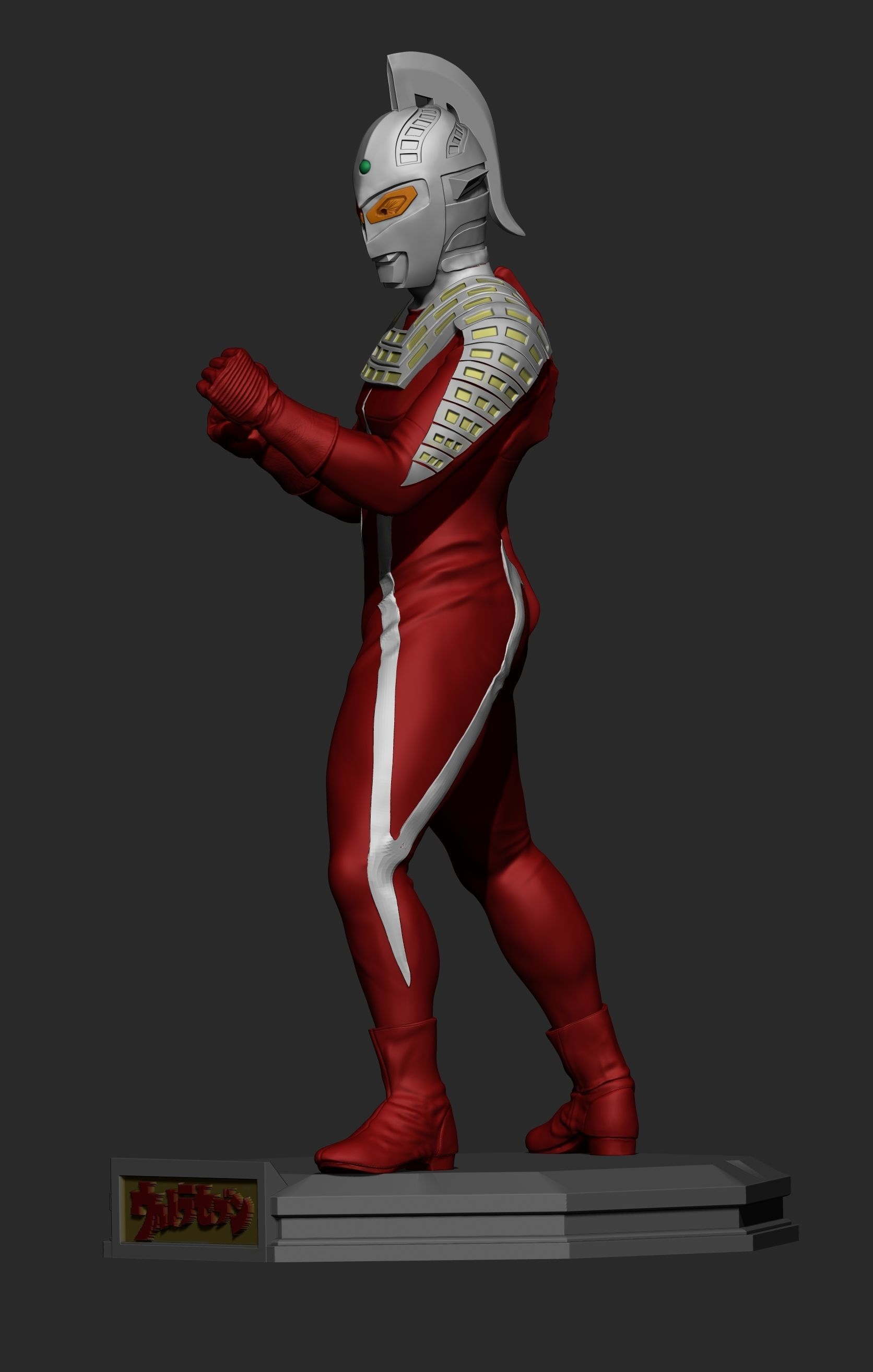 Ultraseven super hero 3D print model_4