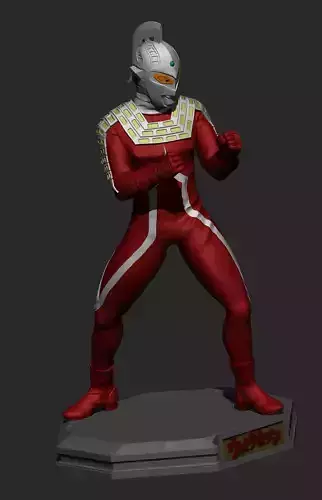 Ultraseven super hero 3D print model