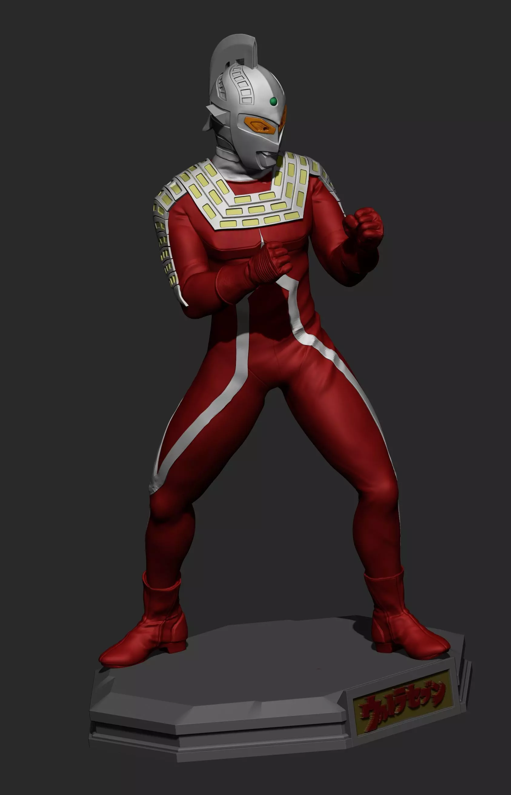 Ultraseven super hero 3D print model_0