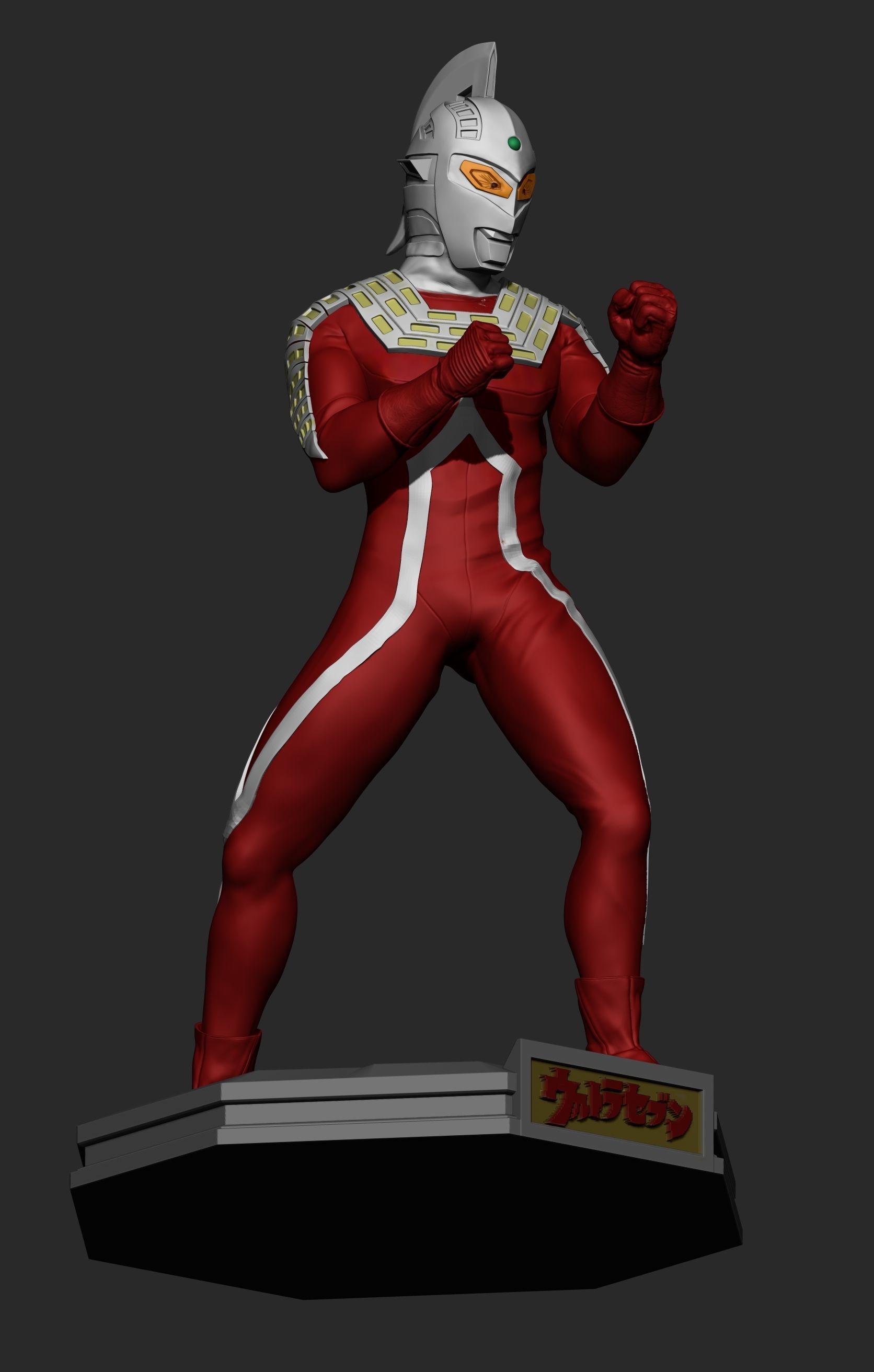 Ultraseven super hero 3D print model_2