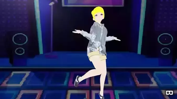 mmd cool girl hogar fashion  3D model
