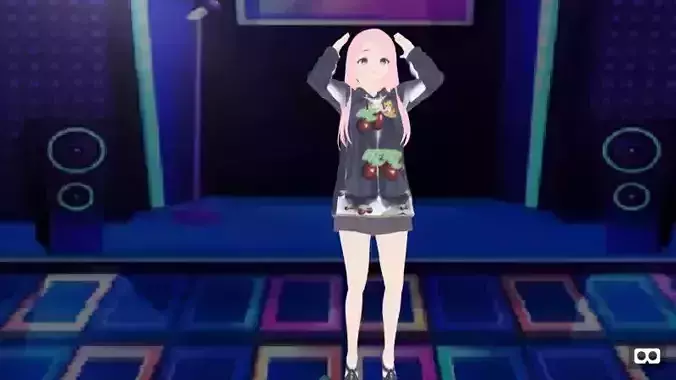 mmd cool girl hogar fashion  3D model