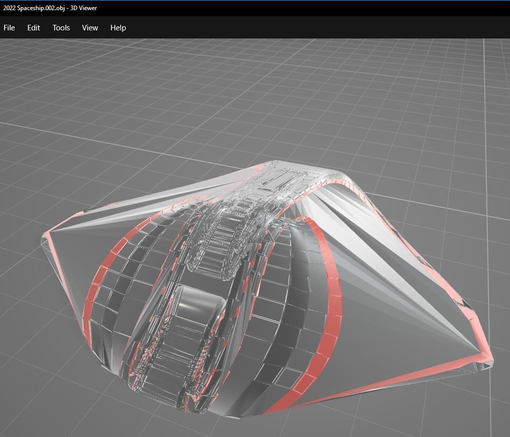 Spaceship 002 3D model_8