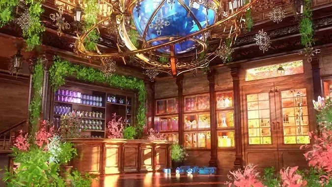 Crystal Shop Asset Bundle