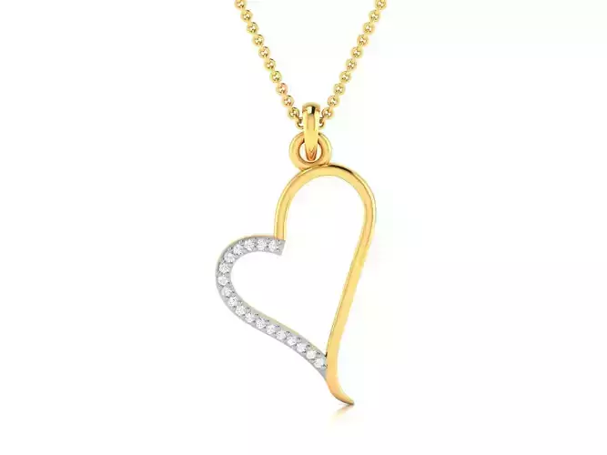 Women Diamond Pendant 3D print model