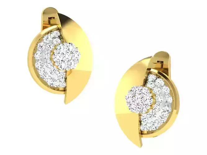 Solitaire Earrings
