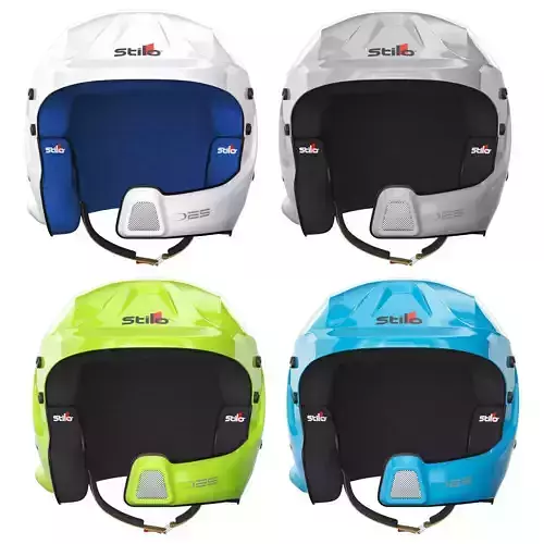 Racing helmet Stilo WRC DES 3D model