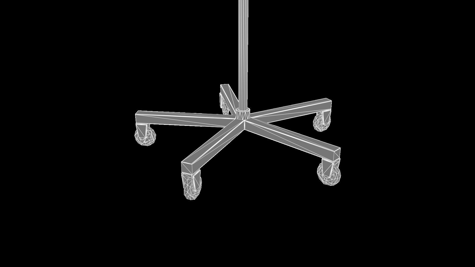 Serum hospital bed 3D model_6