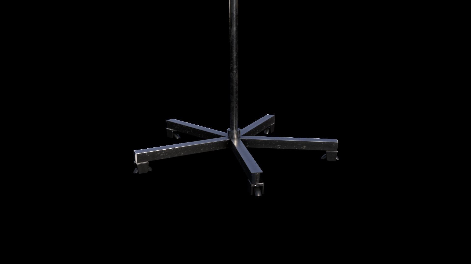 Serum hospital bed 3D model_3