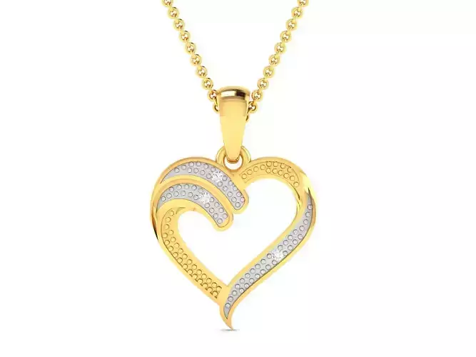 Women Diamond Pendant 3D print model