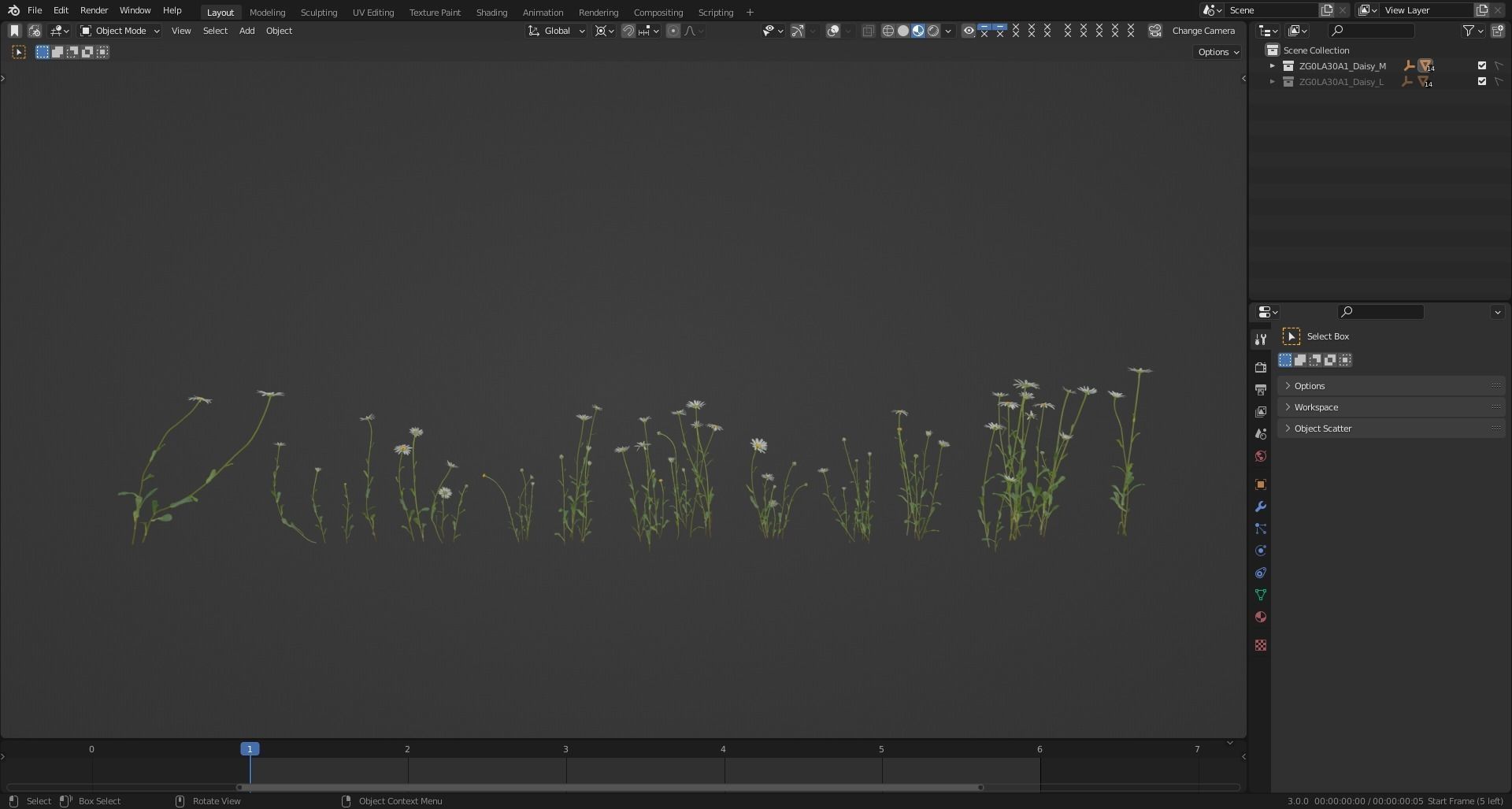 Daisy VFX Grace Low-poly 3D model_17