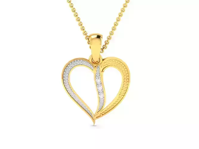 Women Diamond Pendant 3D print model