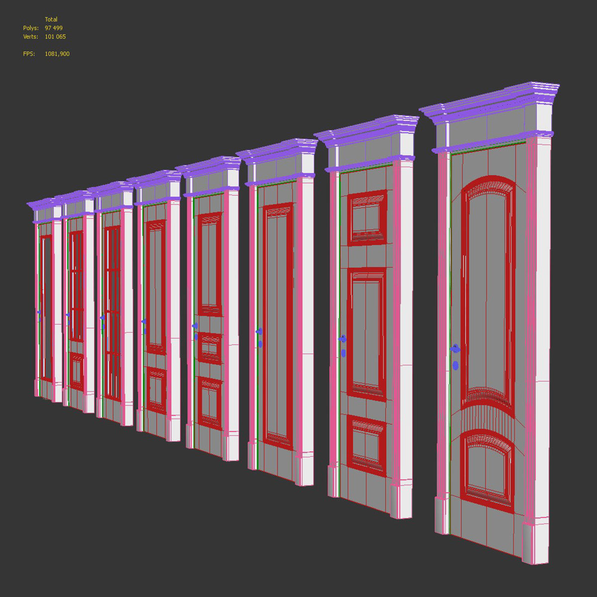 Doors Dorian Belvedere 3D model_3