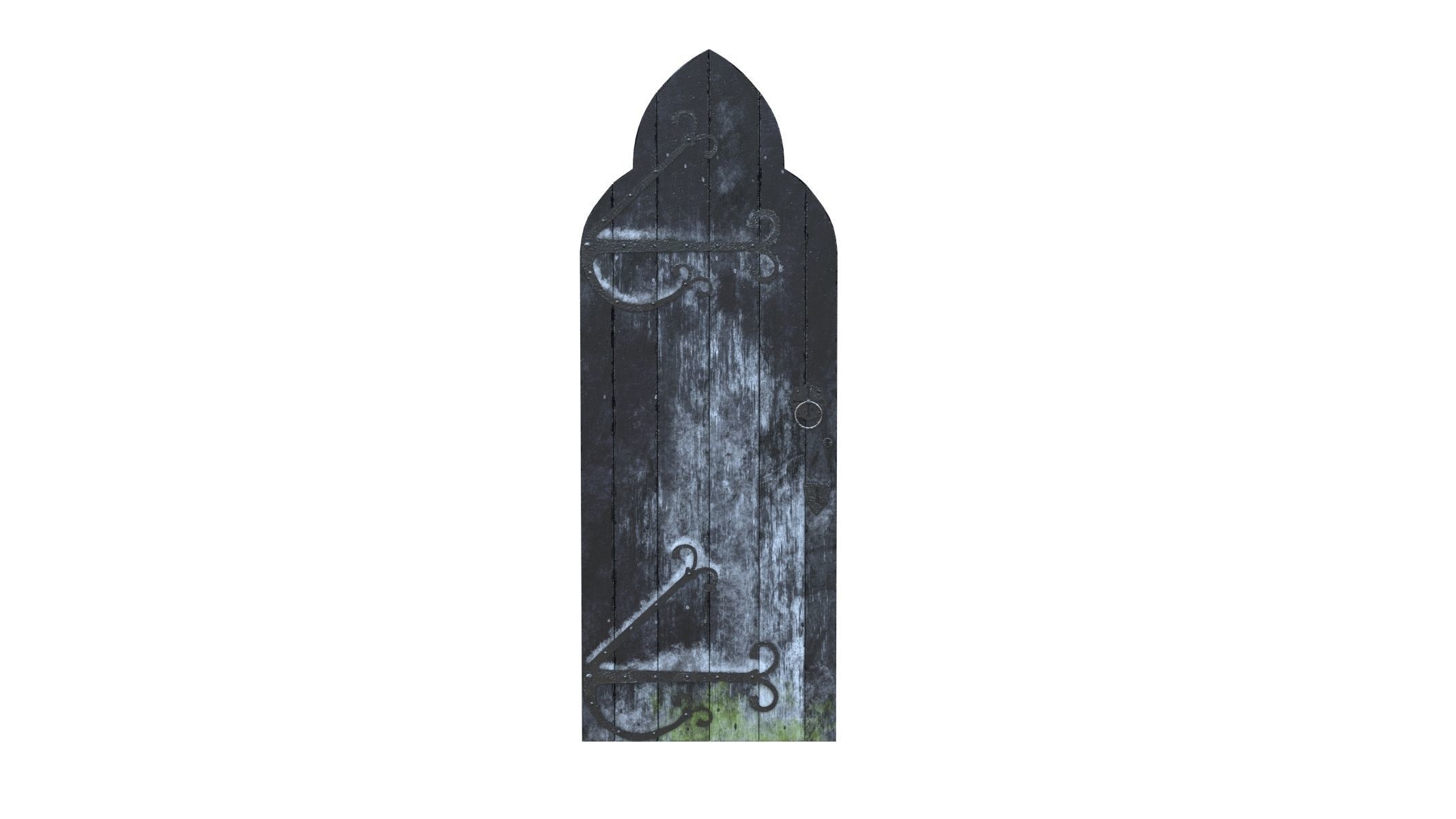 10 Castle Doors Low Poly Collection Low-poly 3D model_10