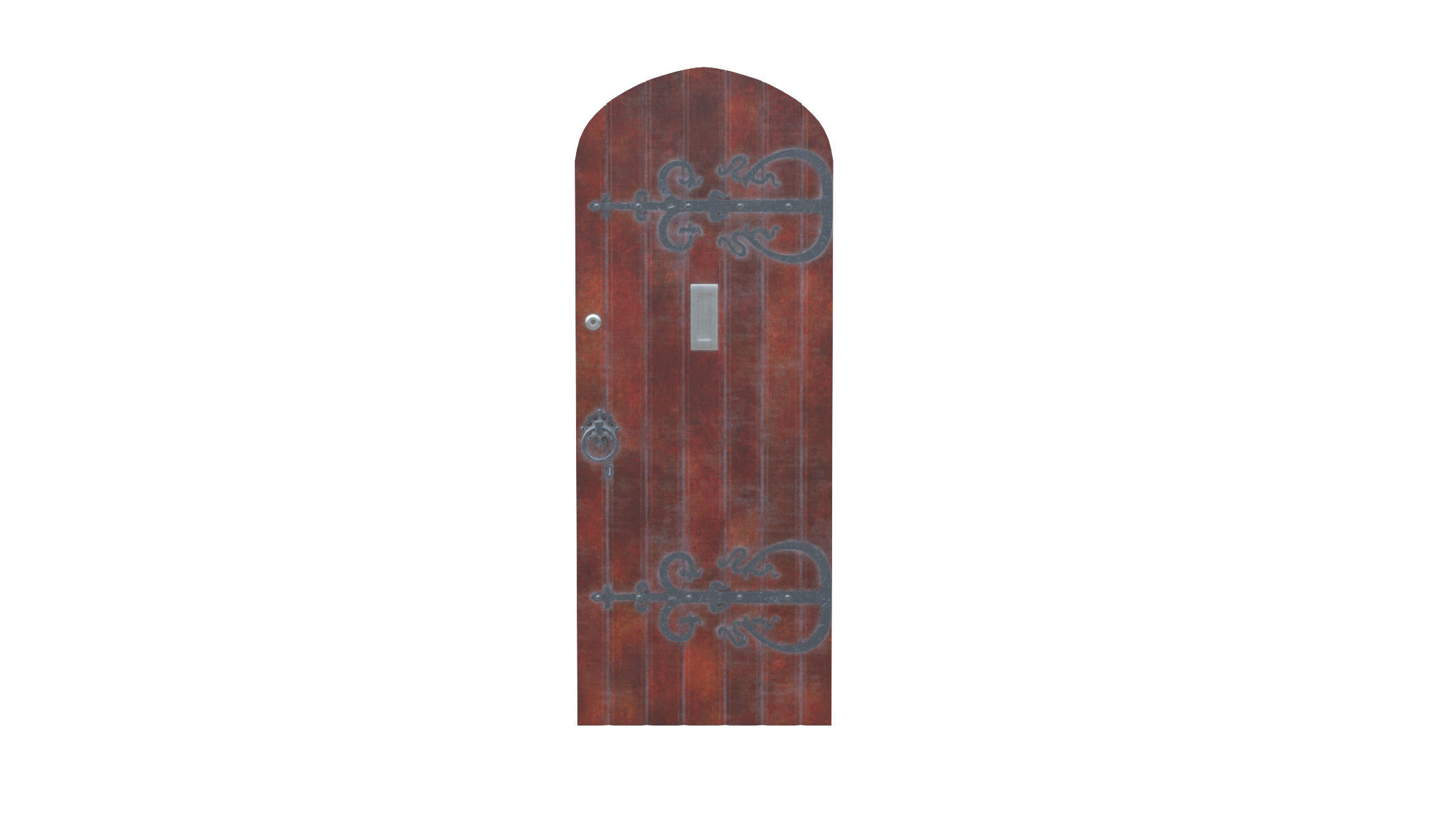 10 Castle Doors Low Poly Collection Low-poly 3D model_8