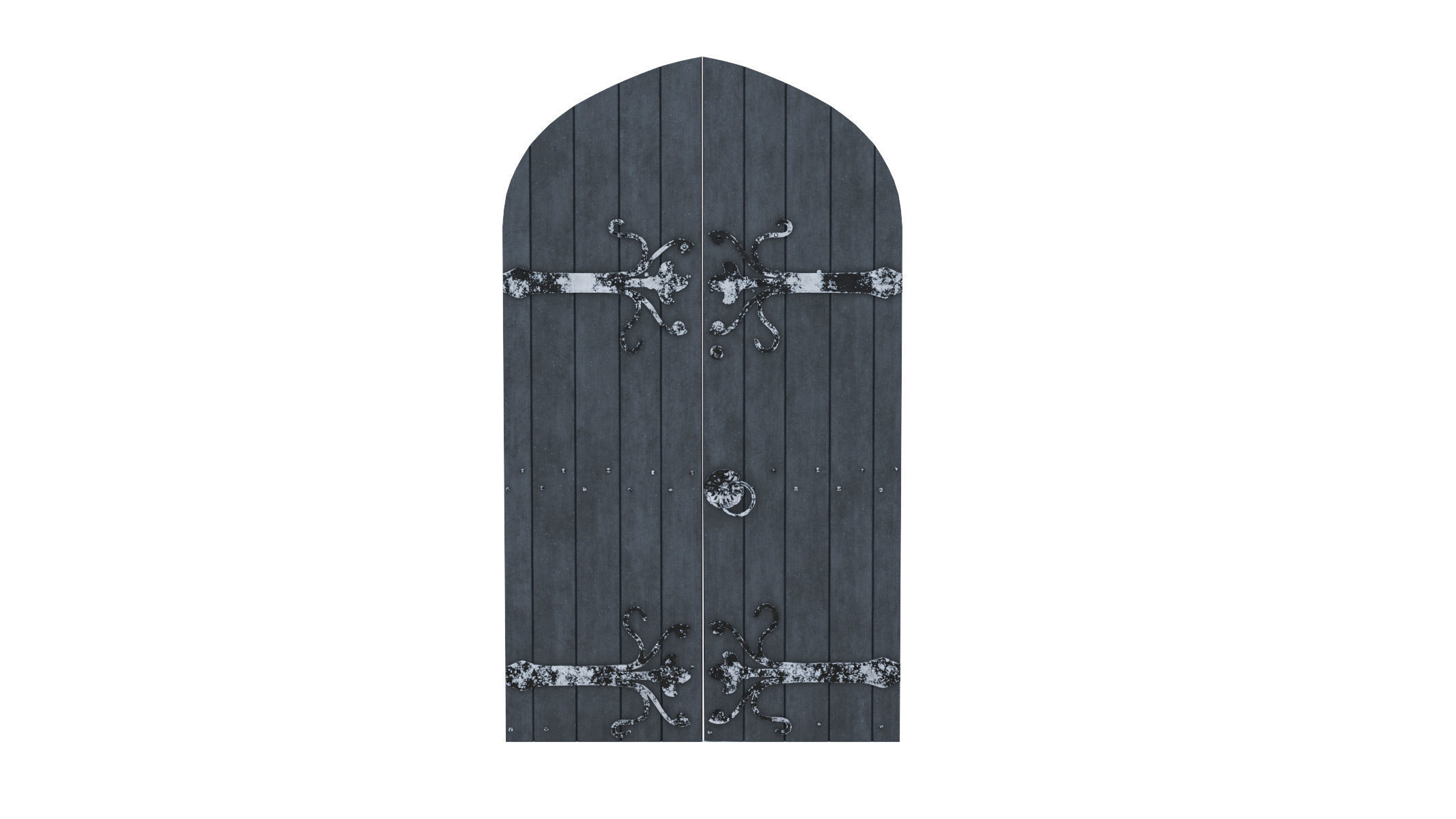10 Castle Doors Low Poly Collection Low-poly 3D model_18