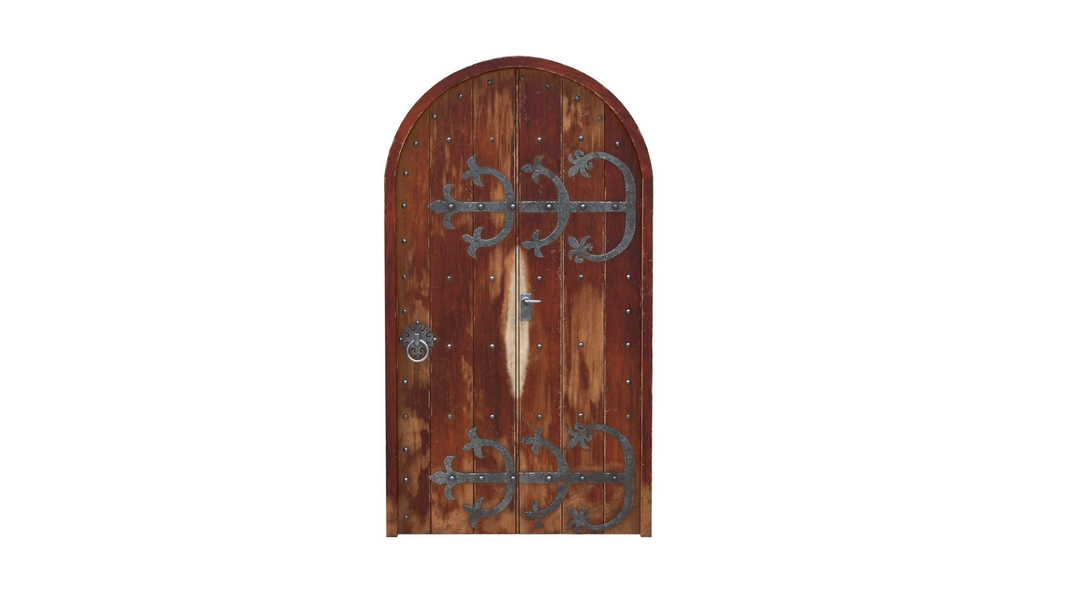 10 Castle Doors Low Poly Collection Low-poly 3D model_6