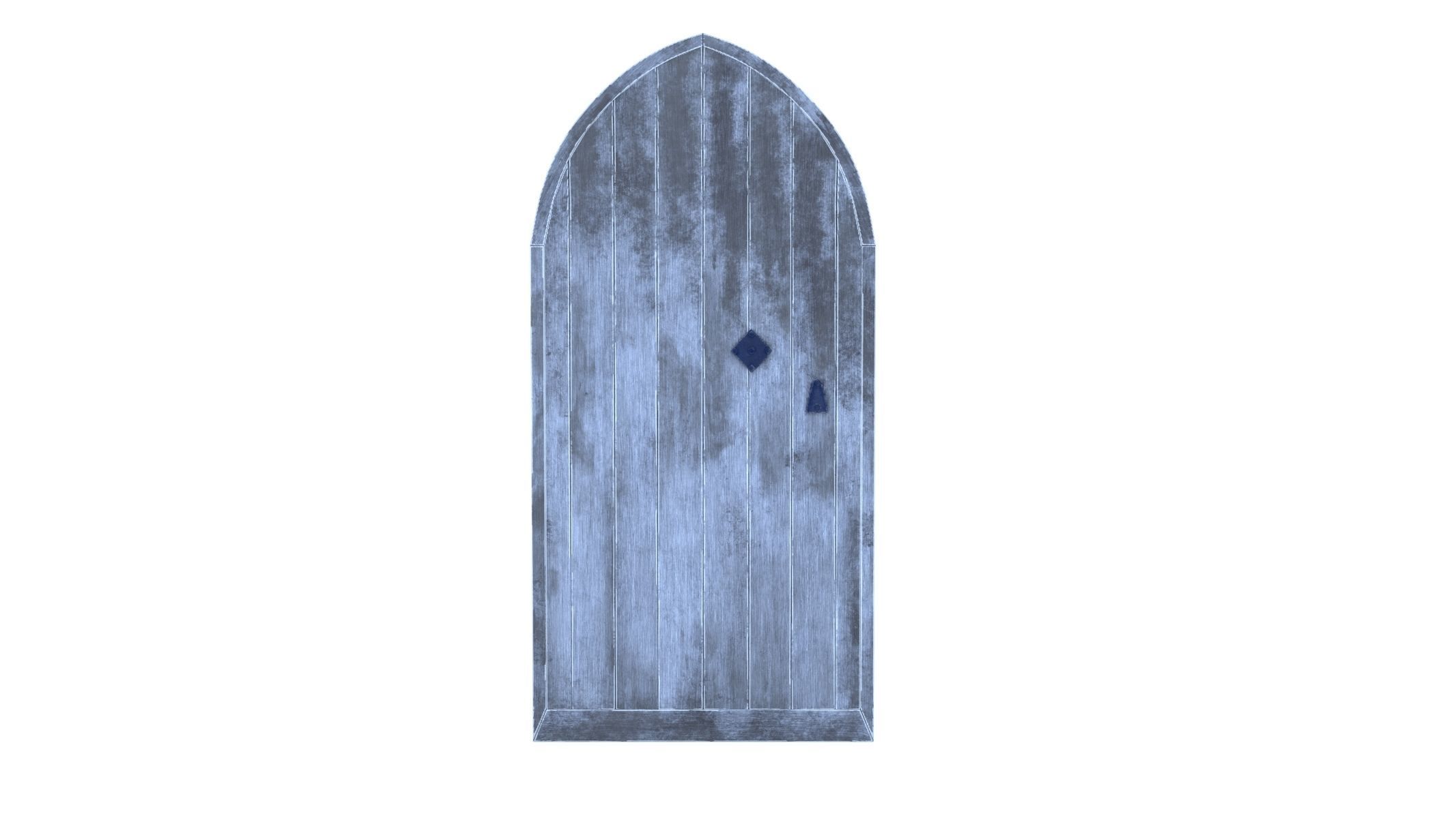 10 Castle Doors Low Poly Collection Low-poly 3D model_16