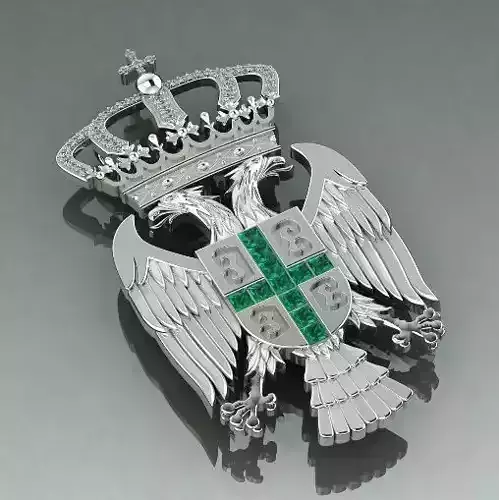 Coat of arms of Serbia Model 1636