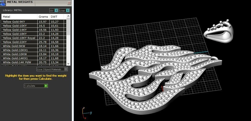 Pendant in the form of fire Model 1630 3D print model_9