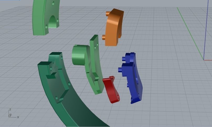 Bracelet 54 mm Model 1654 3D print model_2