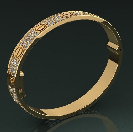 Bracelet 54 mm Model 1654 3D print model_1