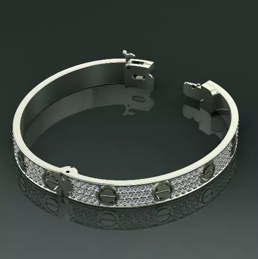 Bracelet 54 mm Model 1654 3D print model_0