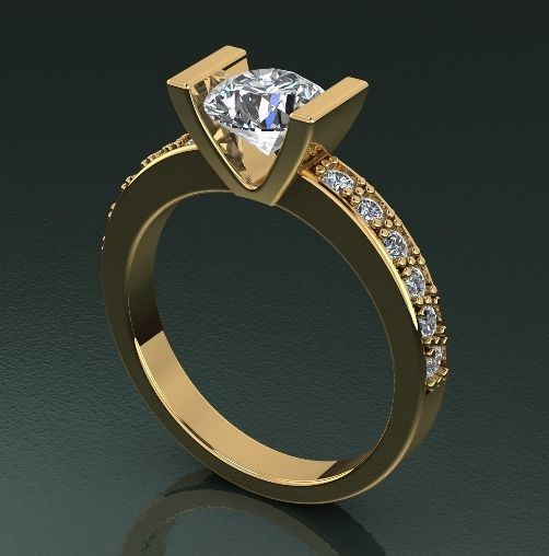 Ring 16 mm Model 1652 3D print model_1