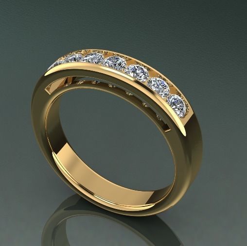 Ring 16 mm Model 1651 3D print model_1