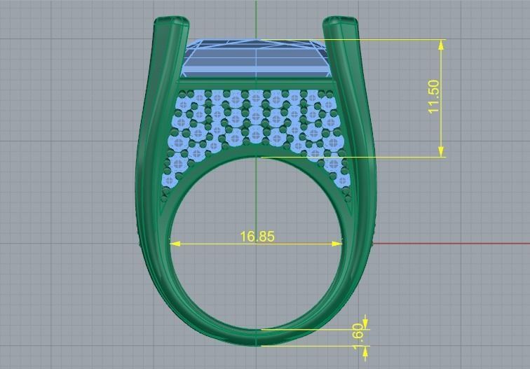 Big ring Model 1650 3D print model_5