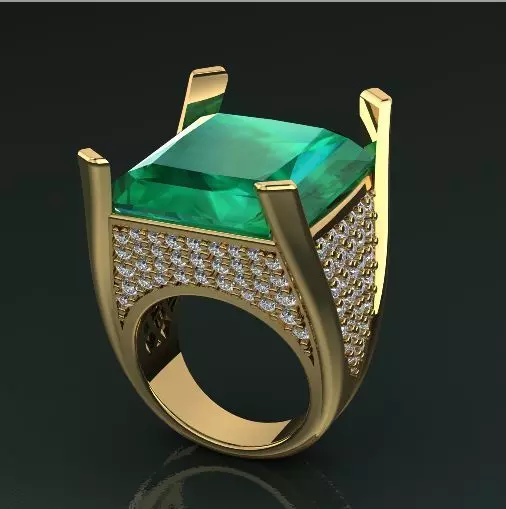 Big ring Model 1650 3D print model_0