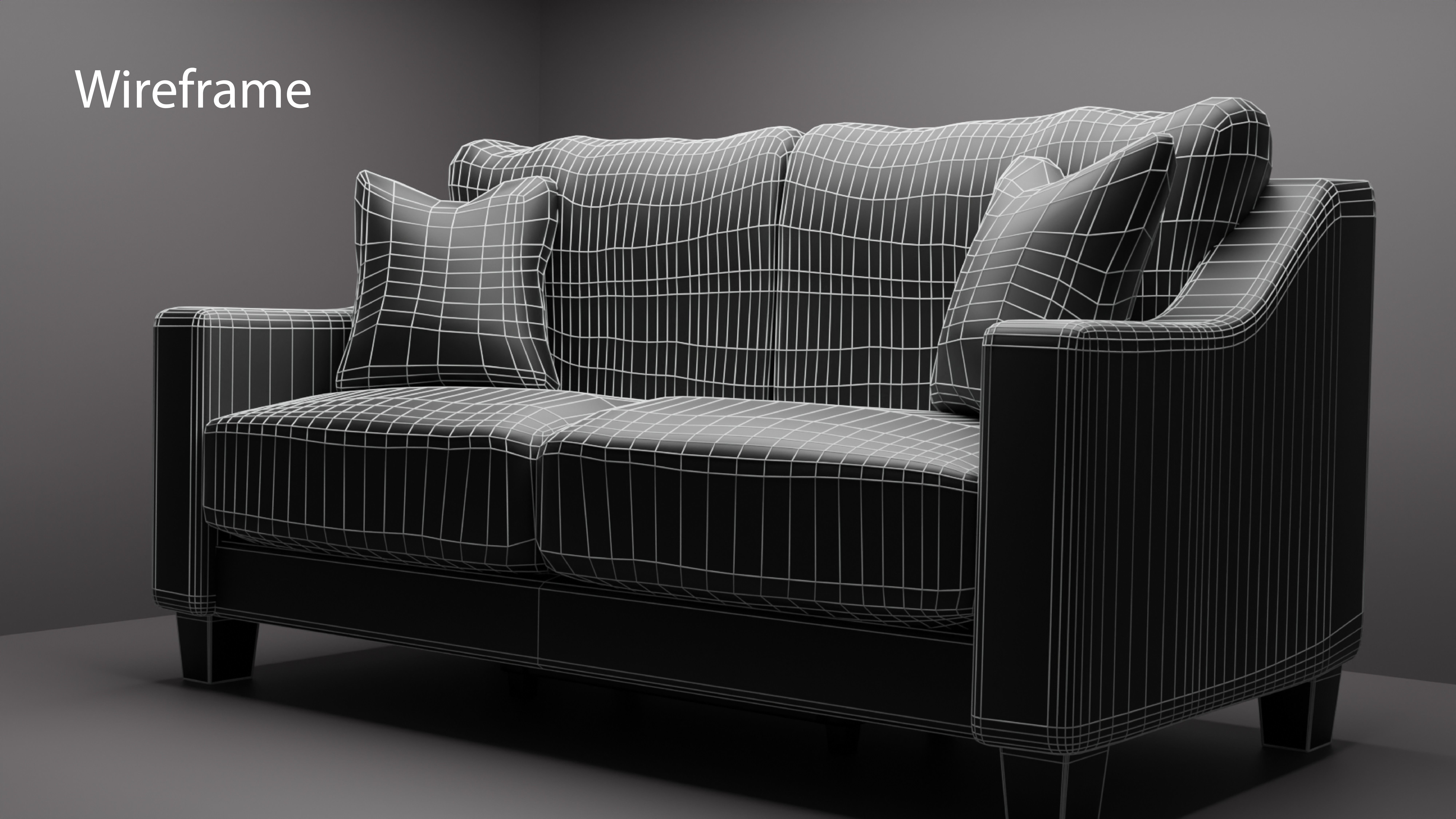 Standard Couch 3D model_6