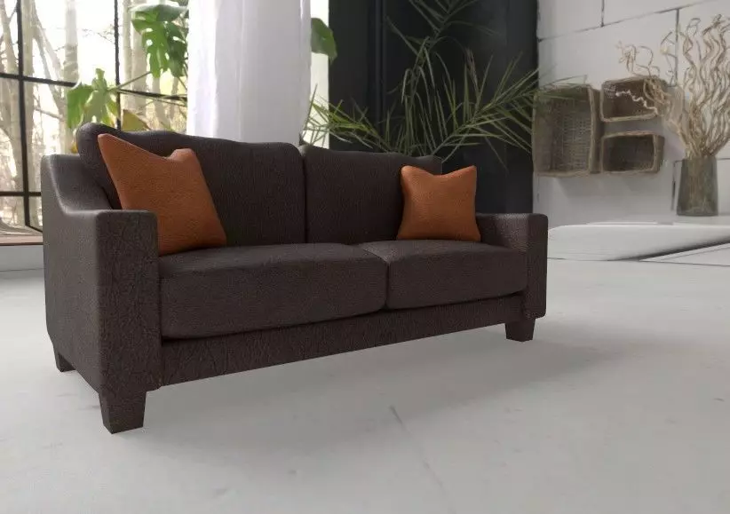 Standard Couch 3D model_0