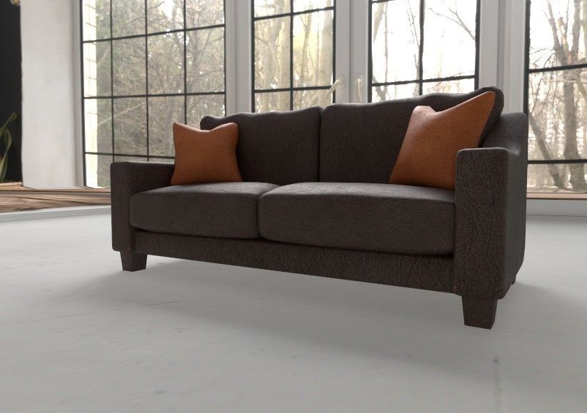 Standard Couch 3D model_1