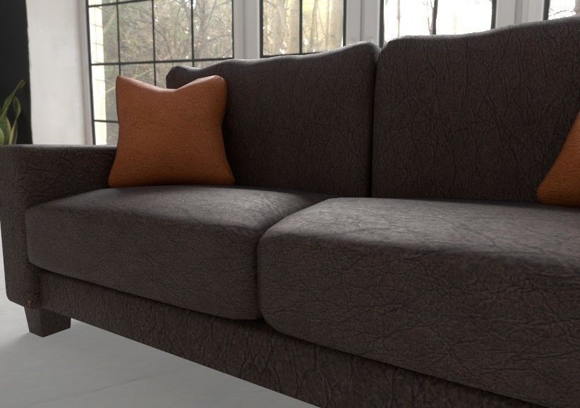 Standard Couch 3D model_4