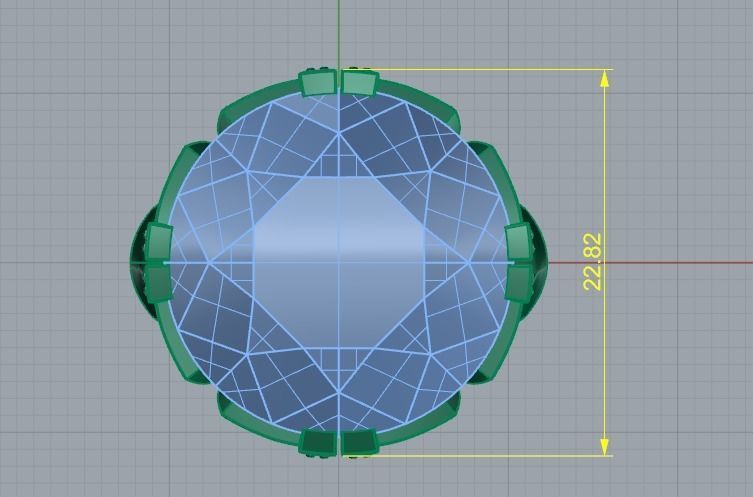 Ring Model 1670 3D print model_6